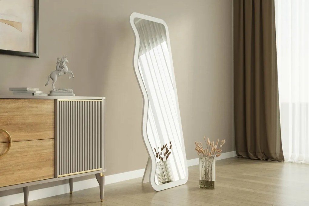 Zrkadlo Asel White 50 x 160 cm