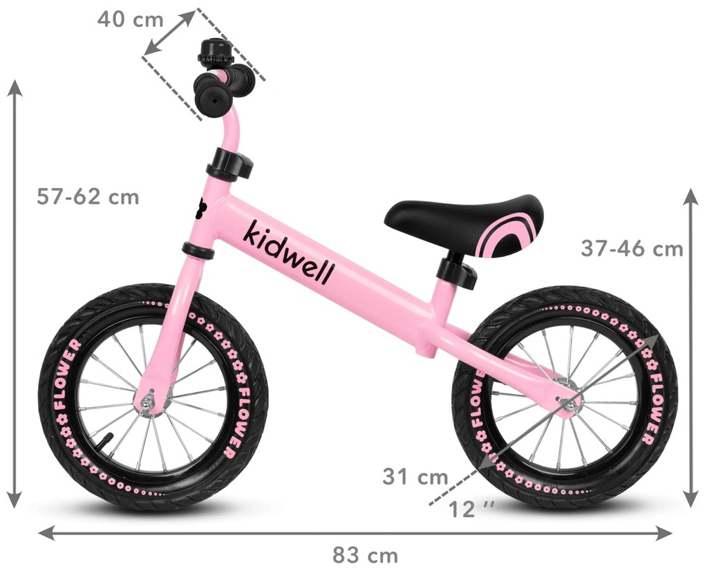 Cykloodrážadlo CRUZER Flower