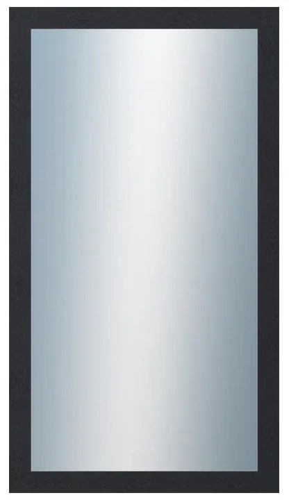 DANTIK - Zrkadlo v rámu, rozmer s rámom 50x90 cm z lišty 4020 čierna (2769)