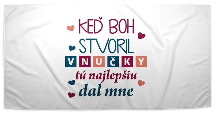 Sablio Uterák Keď Boh stvoril vnučky - 30x50 cm