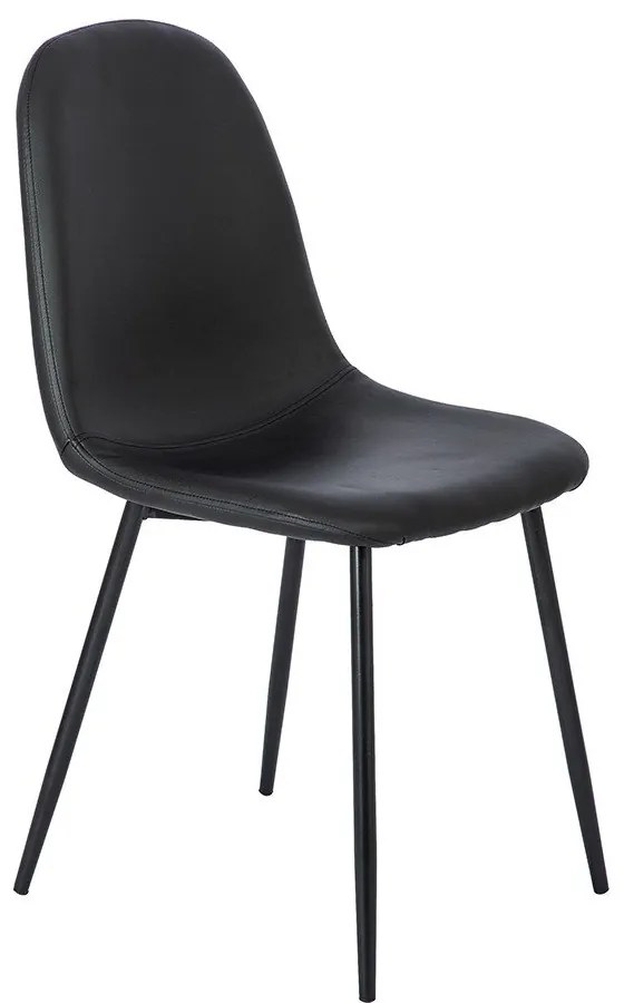 Súprava 2 čiernych jedálenských stoličiek Bonami Essentials Lissy