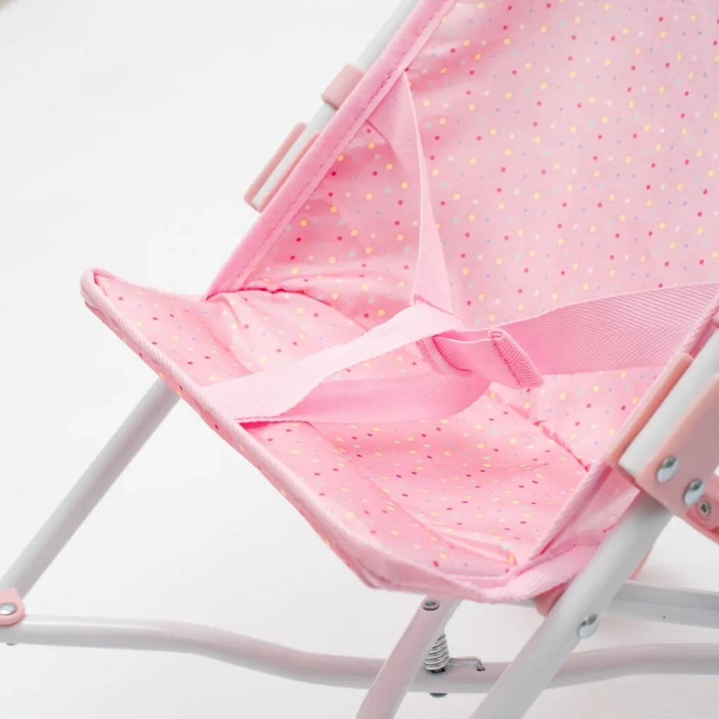 Baby Mix Detský skladací golfový kočík pre bábiky Tara ružová, 54 x 28 x 50 cm