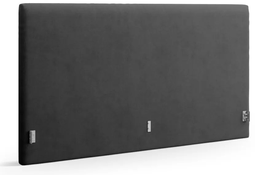 Antracitové čalúnené čelo postele 170,5x100 cm Remo – Micadoni