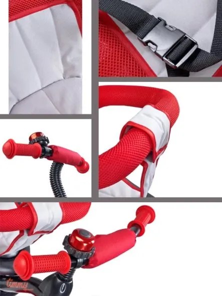 TOYZ Detská trojkolka Toyz Timmy red
