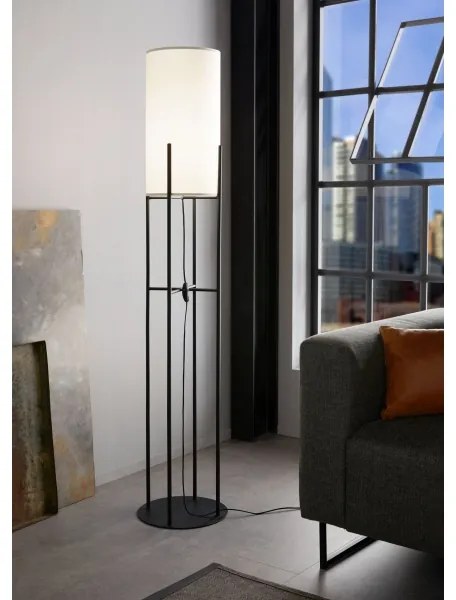 Eglo 43141 - Stojacia lampa GLASTONBURY 1xE27/60W/230V