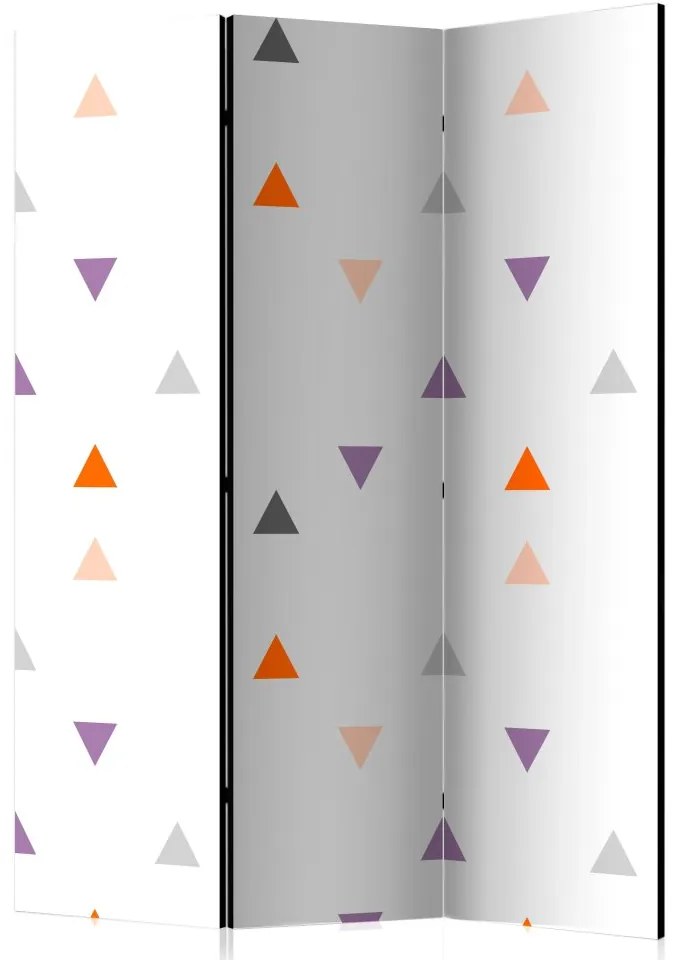 Artgeist Paraván - Triangles Rain [Room Dividers]