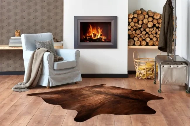 Koberec imitácia kože Krava G5067-3 hnedý