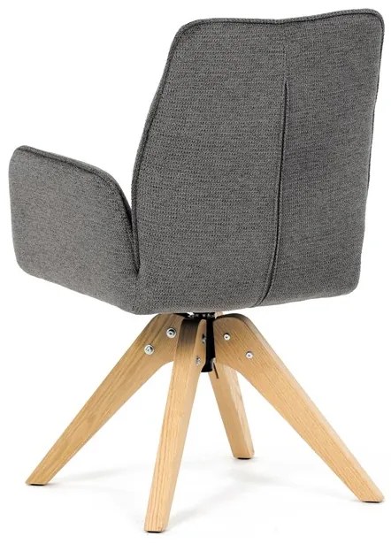 Autronic BONTEC Jedálenská stolička, sivá, látka, DCH-C2148 GREY2 Farba: Oranžová