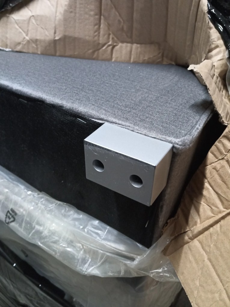 AKCIA Sivá tmavá rozkladacia rohová pohovka CAVELO, obojstranná II. akosť