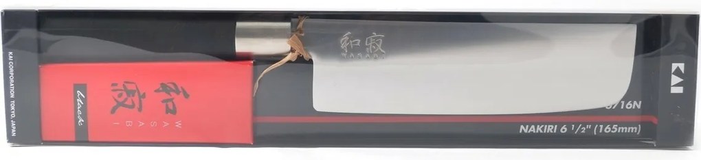 Kai Nakiri nôž na zeleninu Wasabi Black, 16,5 cm