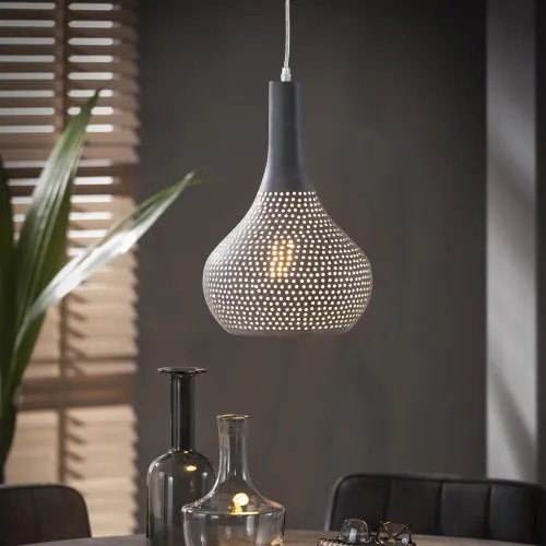 Luster 81-42 1 x Ø25cm industry concrete cone - Komfort-nábytok
