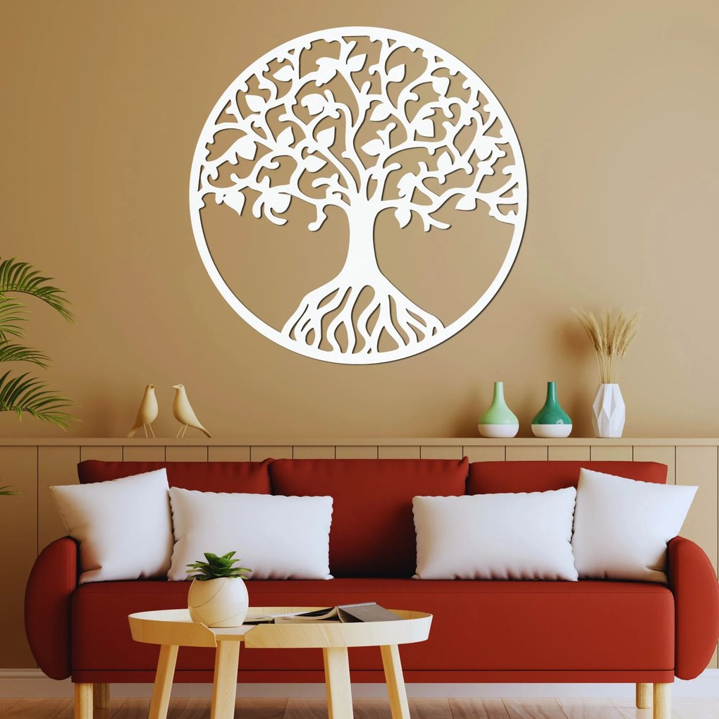 Elegantná drevená dekorácia na stenu strom života - ETERNA: HDF - Javor 20 cm 4450-90966 HDF0153