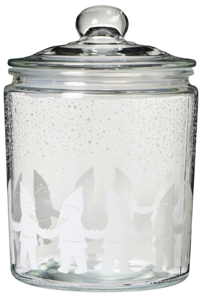 Ib Laursen Sklenená dóza Santa's Helpers 1,9 l