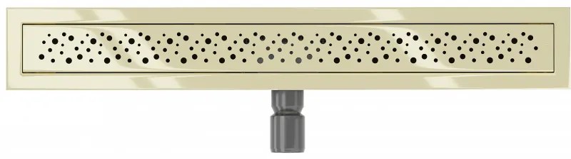 Mexen Flat M12 nerezový sprchový žľab 50 cm, zlatá, 1521050-15