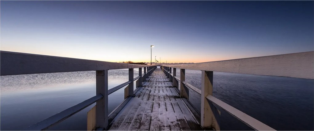 Obraz - Na móle (120x50 cm)