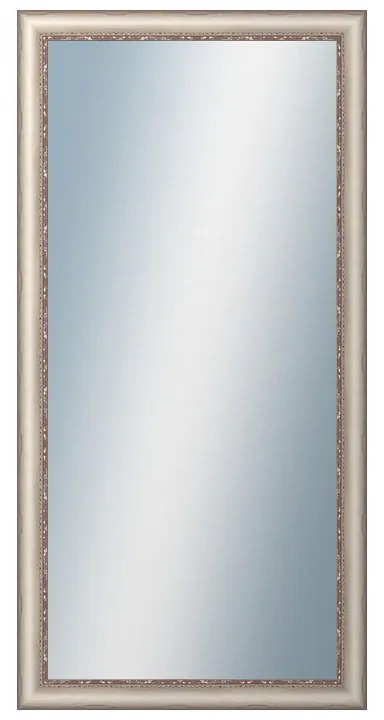 DANTIK - Zrkadlo v rámu, rozmer s rámom 50x100 cm z lišty PROVENCE biela (2652)