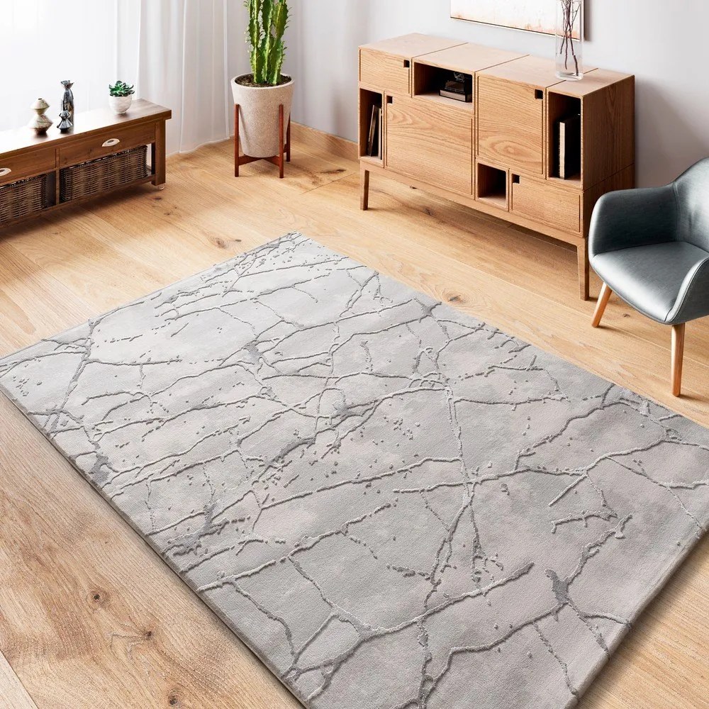 Sivobéžový koberec 77x150 cm Oris – Universal