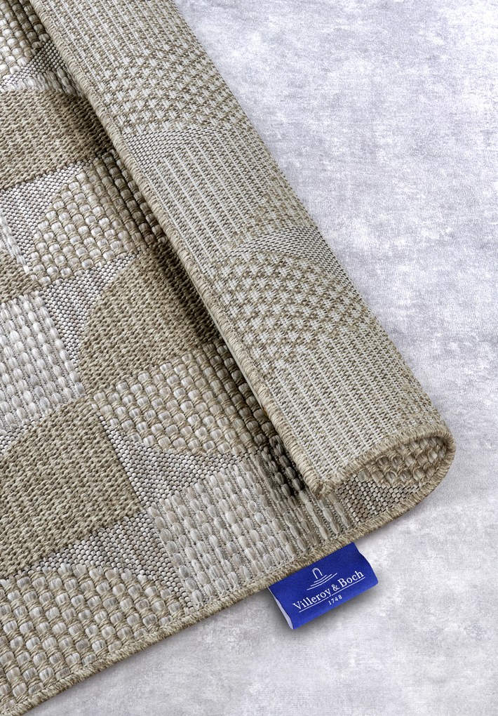 Kusový koberec Villeroy & Boch 106078 Brown – na von aj na doma, 155x230, hnedá, chodba / predsieň, Villeroy & Boch