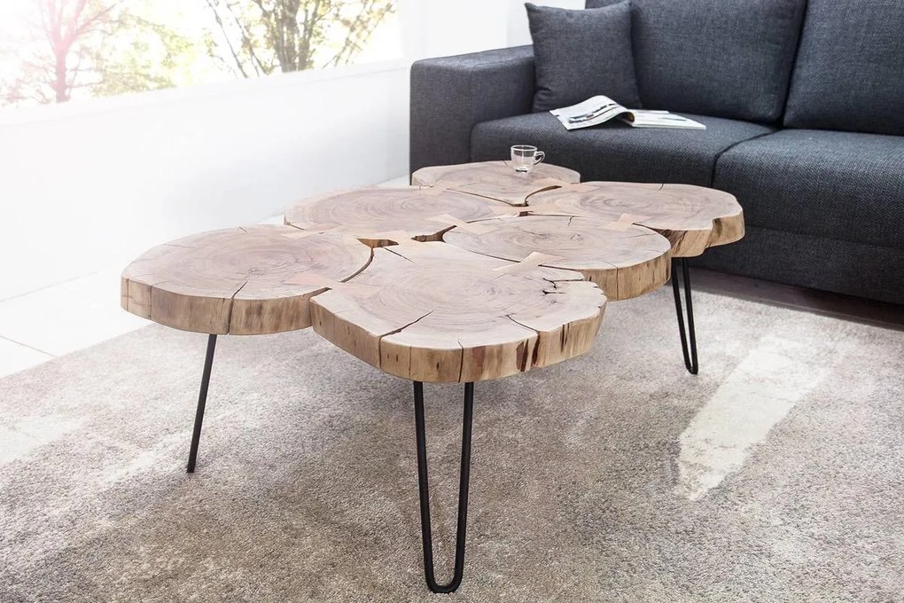 Konferenčný stolík z masívu Island II 115cm