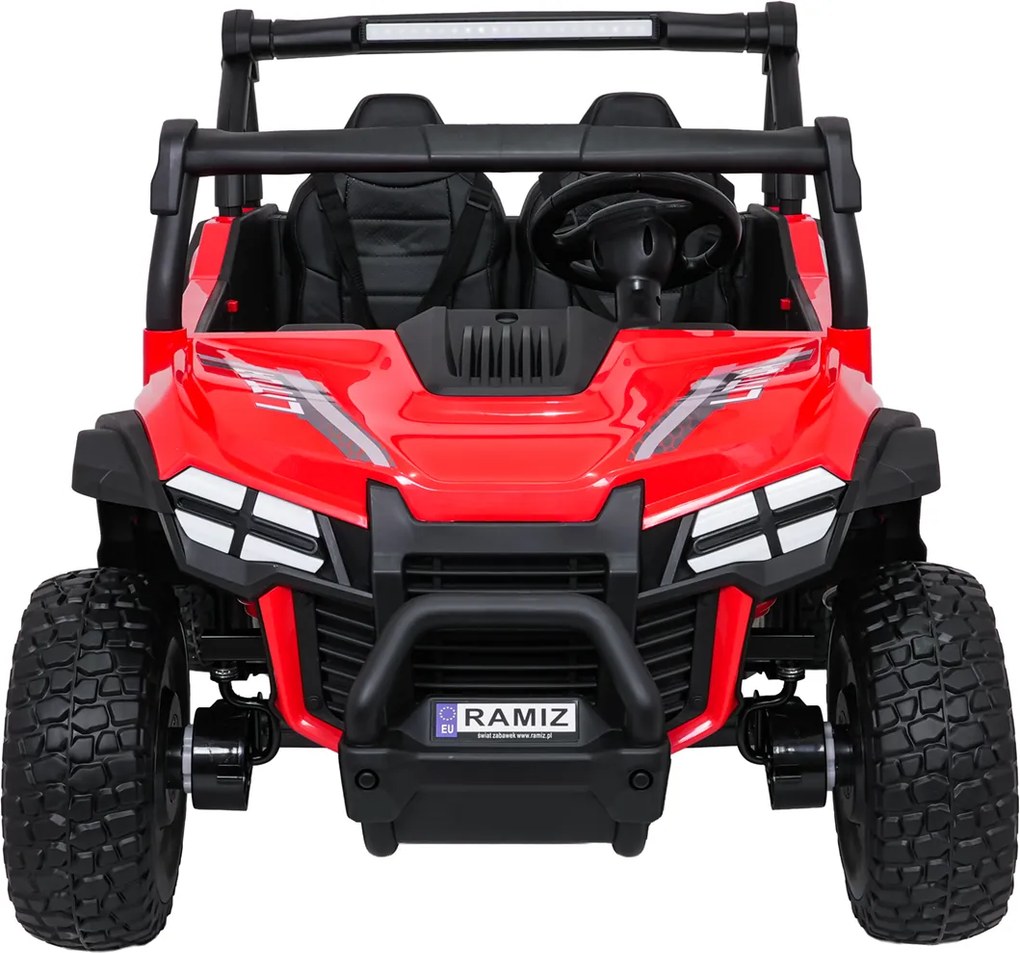 Ramiz Elektrická bugina Gravity pre deti červená + pohon 4x4 + diaľkové ovládanie