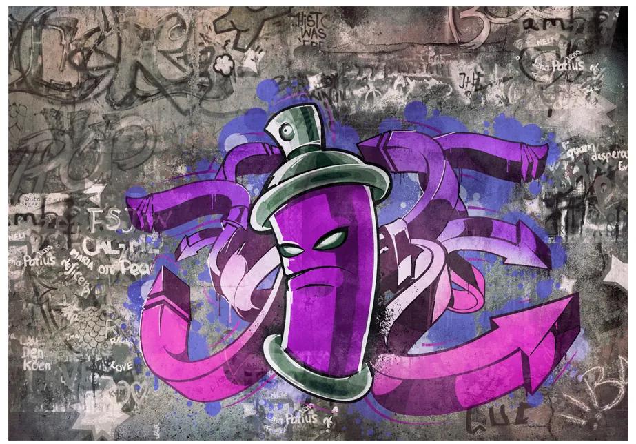 Artgeist Fototapeta - Graffiti spray can Veľkosť: 100x70, Verzia: Premium