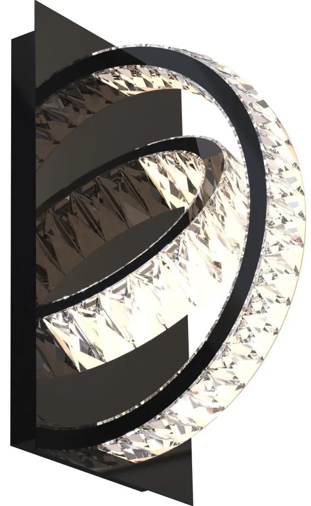 Zuma Line MX3274-2-3BCT-LED Nástenné svietidlo TULA LED/18W/230V 2700-6000K čierna