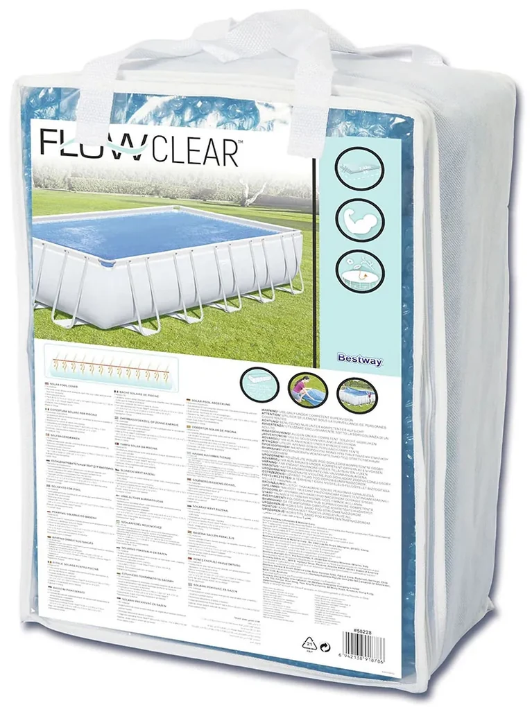 BESTWAY Solárna plachta pre bazény 640 x 274 cm a 732 x 366 cm 58228
