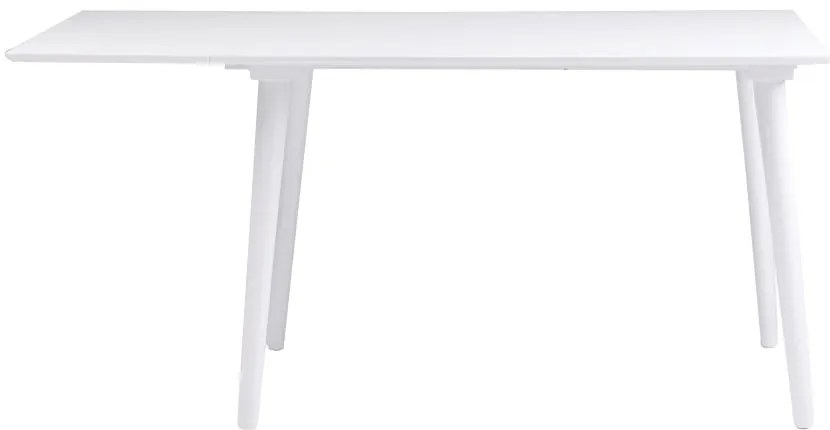 Biely jedálenský stôl Rowico Lotte Leaf, 120 x 80 cm