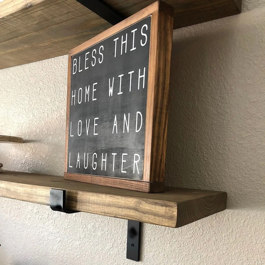 Nástenná polica LAM 60 cm orech