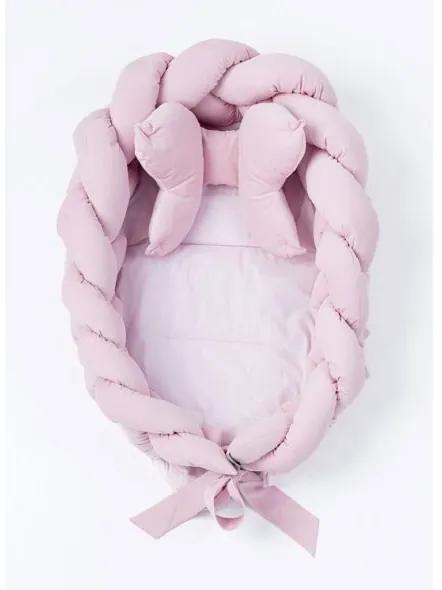 BELISIMA Pletené hniezdočko pre bábätko Velvet Belisima pink