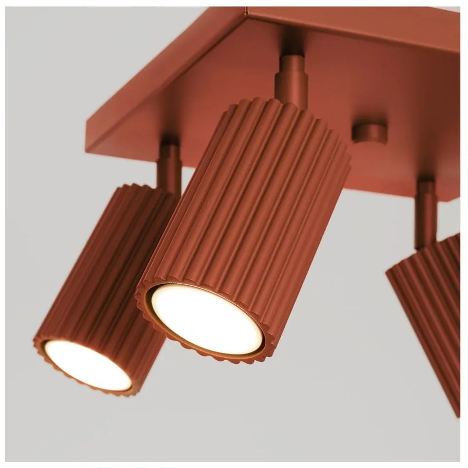 Bodové svietidlo v tehlovej farbe 25x25 cm Gleam – Sollux