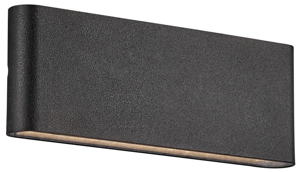 Nordlux - LED Vonkajšie nástenné svietidlo KINVER LED/10W/230V IP54 čierna