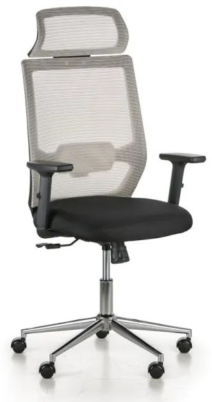 Kancelárska stolička EPIC, sivá