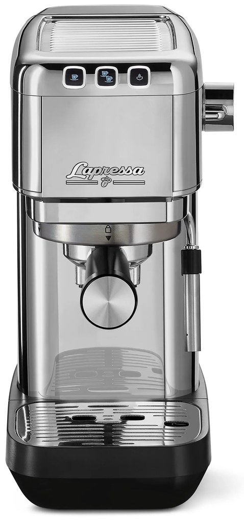 Pákový kávovar »Lapressa«, strieborný