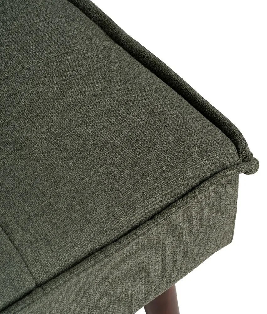 Zelená ženilková rozkladacia pohovka 181 cm – Ixia