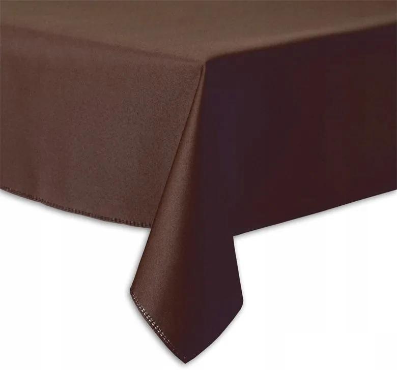 Dekorstudio Teflónovy obrus na stôl Gold II - hnedý Rozmer obrusu (šírka x dĺžka): 110x160cm