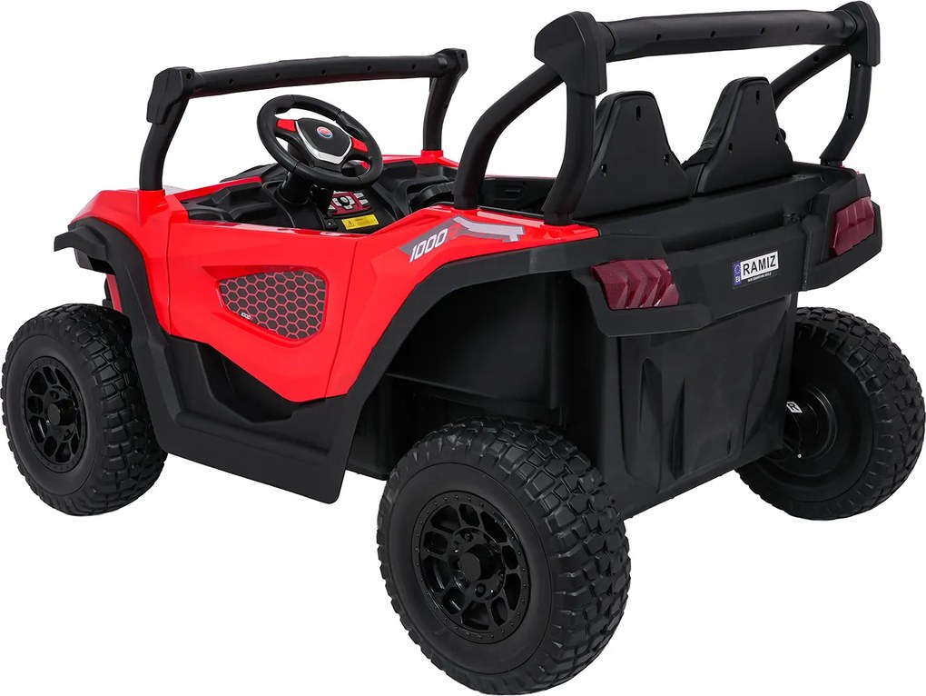 Ramiz Elektrická bugina Gravity pre deti červená + pohon 4x4 + diaľkové ovládanie