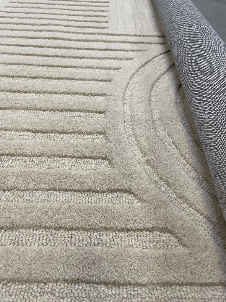 Flair Rugs, POŠKODENÝ Kusový koberec Solace Zen Garden Natural, 200x290, béžová, obývacia izba