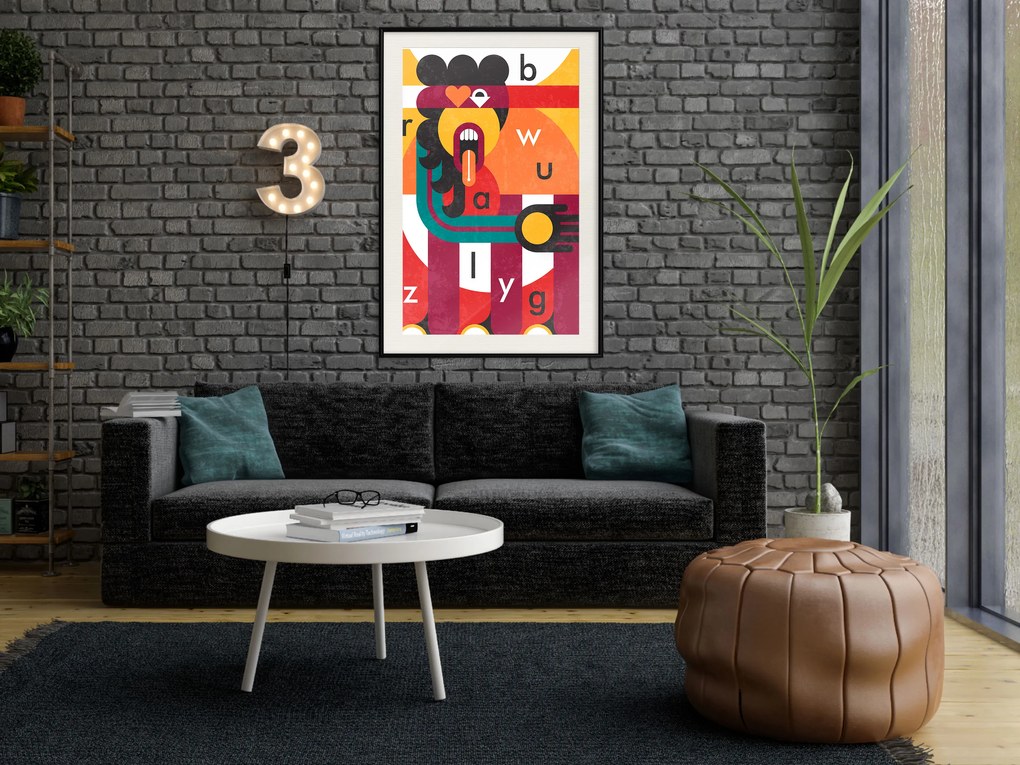 Artgeist Plagát - Art of Design [Poster] Veľkosť: 30x45, Verzia: Zlatý rám