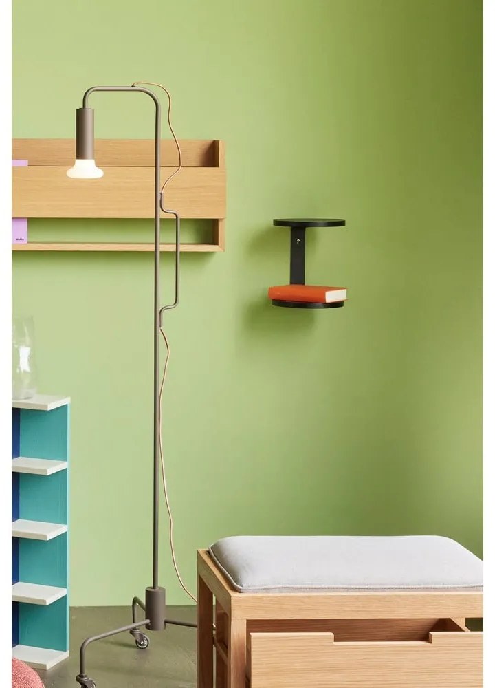 Čierna poschodová polica 25,5 cm Oto – Hübsch