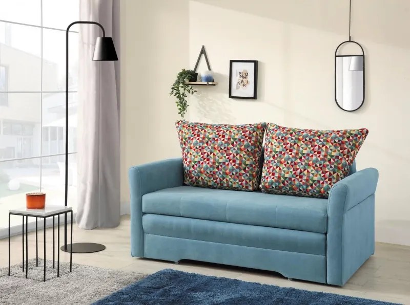 Pohovka City, béžová (fantasy velvet 312/Jungle white)