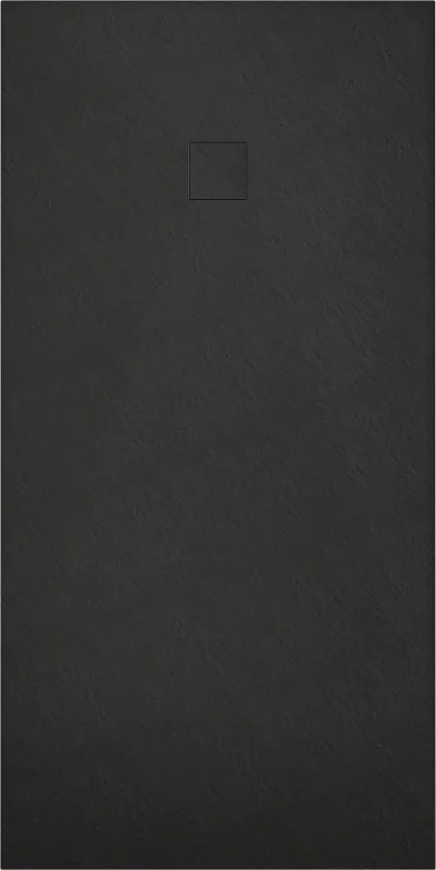 Mexen Bert, SMC obdĺžniková sprchová vanička 160 x 90 cm, čierna, 4K709016