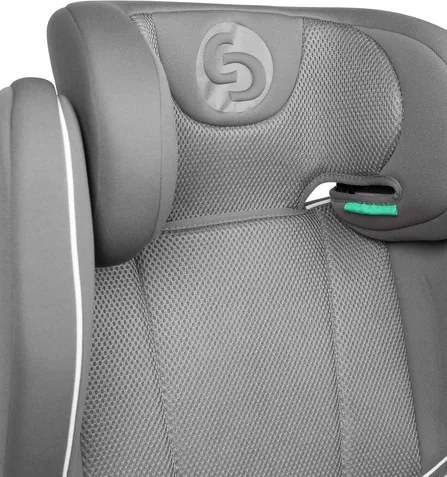 Autosedačka CARETERO BREEZY FIX GREY (100-150cm)