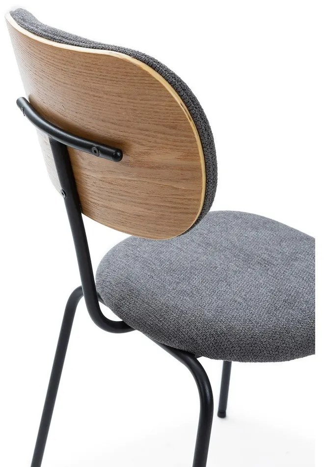 Čierne jedálenské stoličky v súprave 4 ks Dash – Marckeric