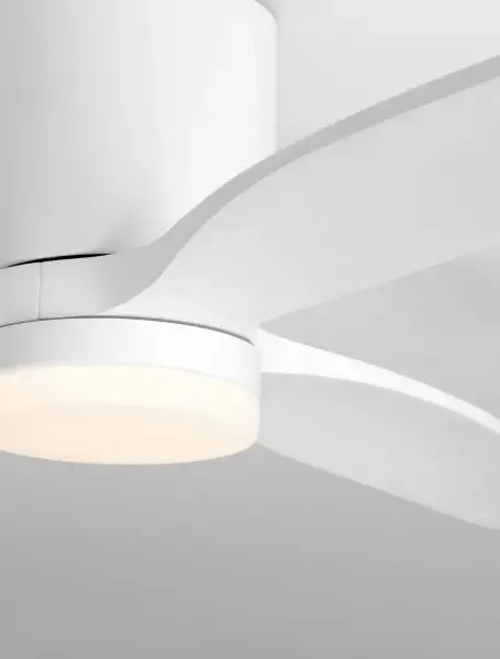 LED biele designové stropné svietidlo Aloa s diaľkovým ovládaním