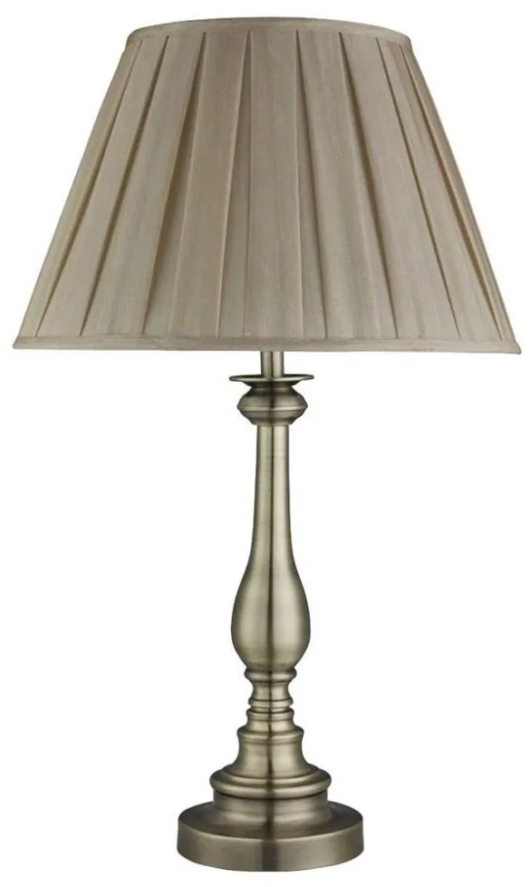 Searchlight EU4023AB - Stolná lampa FLEMISH 1xE27/60W/230V