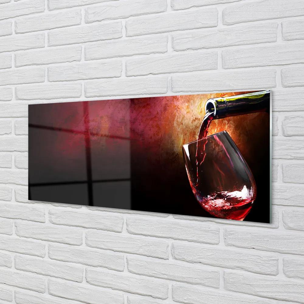 Obraz plexi Červené víno 120x60 cm