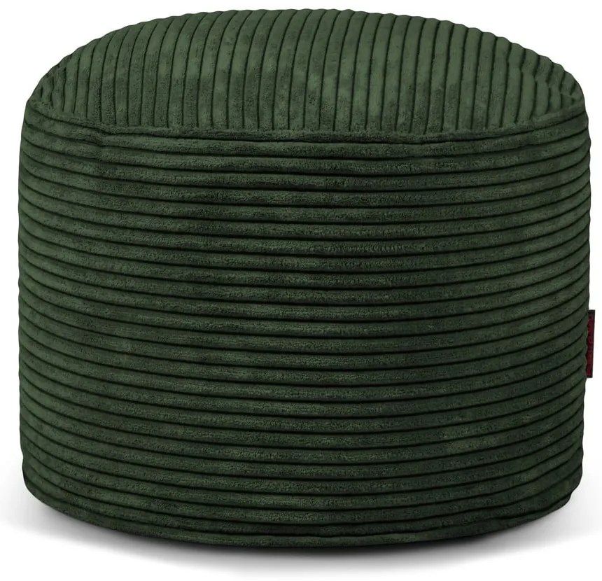 Zelený menčestrový sedací vak Mini – SLOWDOWN