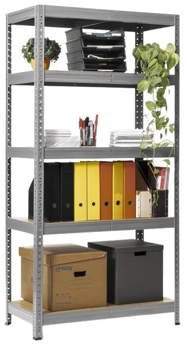 Policový regál 1800x900x500mm, nosnost 2000kg, bílý | AKCE Farba: biela RH50-5 BILA