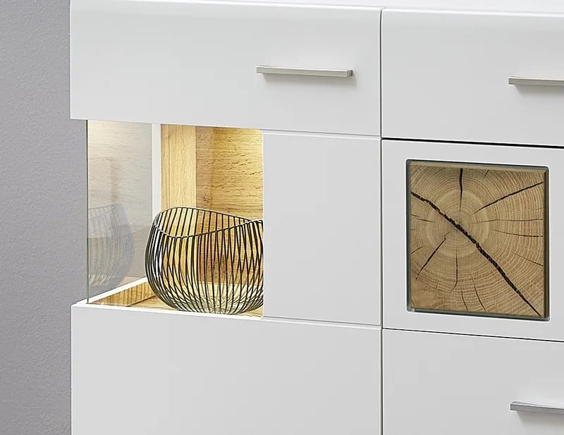 Široká komoda Fun plus, s osvetlením